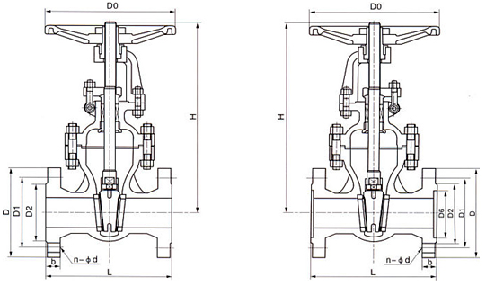 不锈钢法兰闸阀