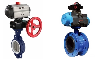 气动软密封蝶阀图片